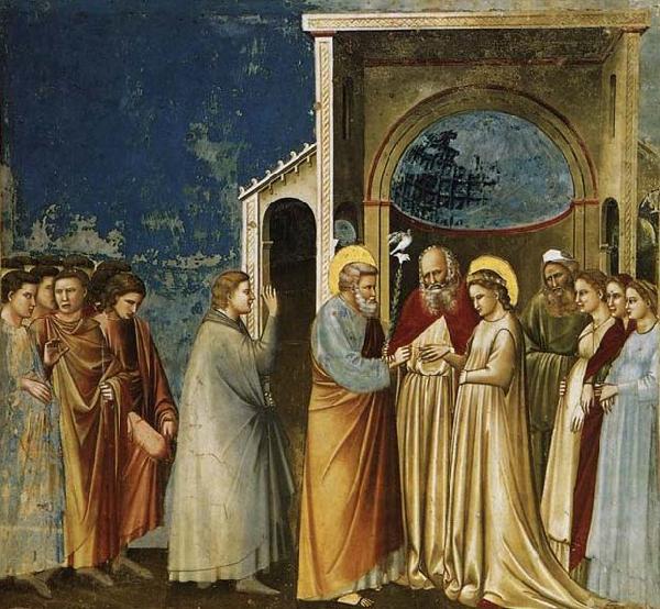 GIOTTO di Bondone Marriage of the Virgin Sweden oil painting art